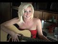 Kellie Pickler Guitar Debut!  "I Wonder" Acoustic