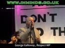 George Galloway speaking at London Protest - 15 Mar 2008
