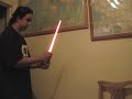 Practicing special effects.. first attempt ever for light saber