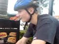 Trying to get through Mcdonalds drive through on bike Trying to get through Mcdonalds drive through on bike