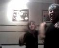 intentando actuar y bailar cn camela =p