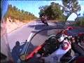 Ducati 996 vs Bimota SB8R (fin tragique, pilotes ok)