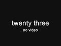 Twenty Three Acoustic Cover Twenty Three Acoustic Cover