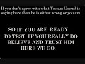The Yeshua (Jesus) challenge can you handle it ?