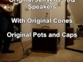 Vintage Original 1960 Fender Tweed Bassman Amp 5F6-A, Demo Video for eBay