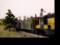 CNW 867 leading HO Scale Grain Train