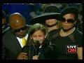 Paris Jackson's emotional speech