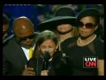 Paris Jackson's emotional speech