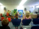 wendy the singing scientist and flumpa singing roygbiv. notice my son is the indigo child. baltimore county public library- essex branch.