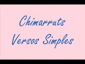 Versos Simples - Chimarruts