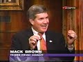 interviews with Mack Brown, Earl Campbell, Tony Dorsett, done by John Mackovic. Ricky Williams and highlights of Ricky's 1998 year along with clips of Doak Walker, OJ, Sanders and Simms.