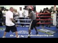 Andre Berto: Boxing Workout Doing Mitts