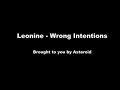 Leonine - Wrong Intentions Leonine - Wrong Intentions