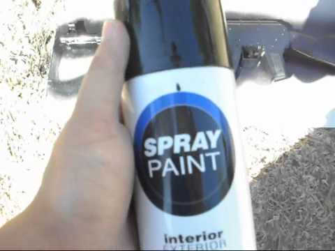 how to spray paint ak