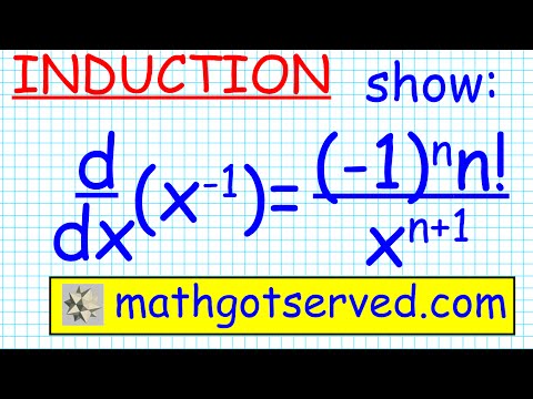 how to prove the derivative of x^n