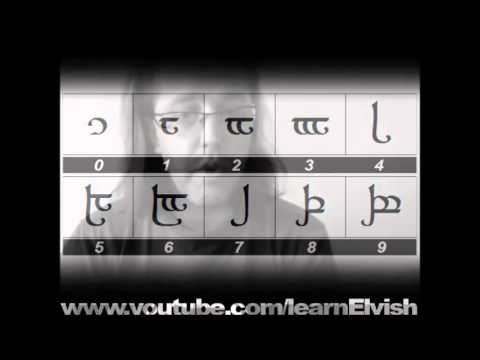 how to write in elvish