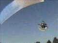Paramotoring Expert hits glider into ground!!!!