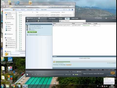 how to burn a cd for a cd player