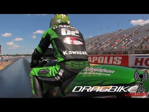 ZX14R blows body off and still wins race with Rickey Gadson!