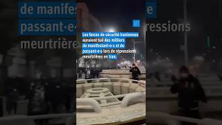Iran : Massacres de manifestants