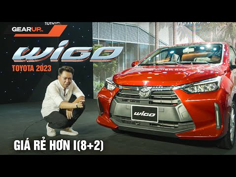 Toyota Wigo 2023: RẺ nhất phân khúc, vẫn rất rộng, vẫn ghế nỉ mà lại có hẳn BSM | GearUp