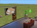 Kid watches Gomu Gomu no Storm in Sims