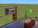 Kid watches Gomu Gomu no Storm in Sims