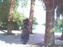 Practicing Bellydance and Zils at Lorenzi Park