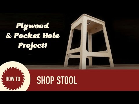 Plywood Bar Stool Plans