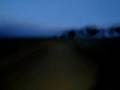 KTM 990 driving in a muddy road at night