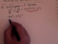 Factoring a difference of squares