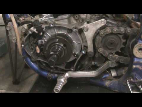 how to remove flywheel on a yz125