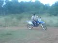 Sunil practicing in YZ 250 F
