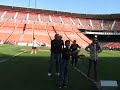 Justin Practicing signing the National Anthem before 49er game on 9/12/09