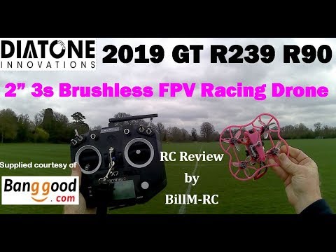 Diatone 2019 GT R239 R90 review - FPV view video clip
