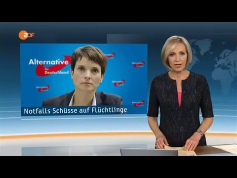 AfD: Frauke Petry - Auf Flchtlinge (+KINDER) schiee ...