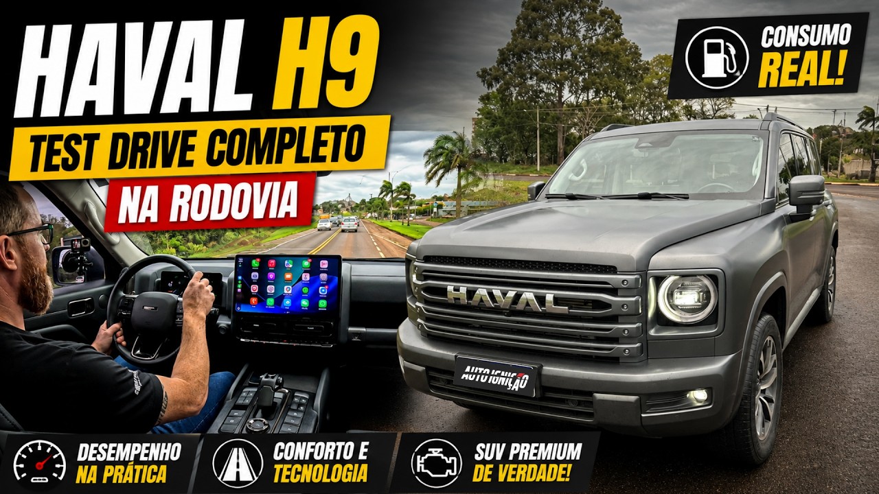 HAVAL H9 NA ESTRADA - Quanto faz por litro? Teste Real!