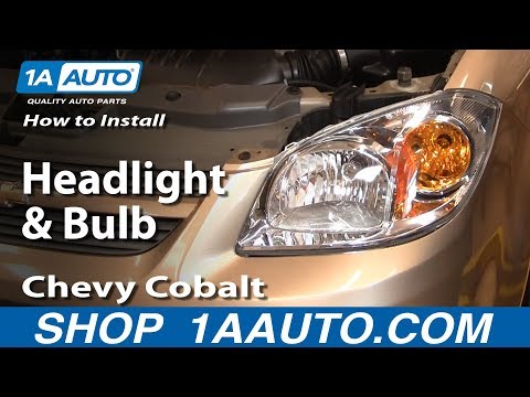 How To Install Replace Headlight and Bulb Chevy Cobalt 05-10 1AAuto.com