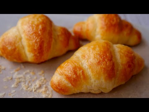 КРУАССАНЫ КАК ПУХ | Вкусный домашний рецепт