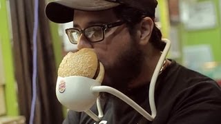 Le premier kit mains libres pour burgers
