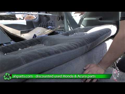 how to remove ek back seats