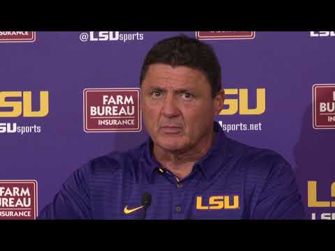 Video: Ed Orgeron Postgame Presser After Syracuse Game
