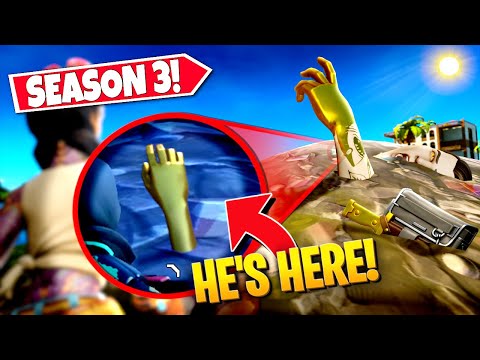 *NEW* FINDING BURIED MIDAS ARM *EASTER EGG* IN FORTNITE SEASON 3! (Battle Royale)