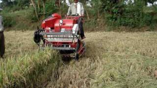 Mini harvester for Rice