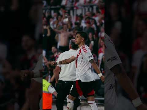Maxi Meza para poner en ventaja a River vs Barracas Central  #fútbol #riverplate #Meza