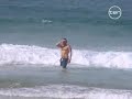Michael   Weatherly  at Bondi - channel 10