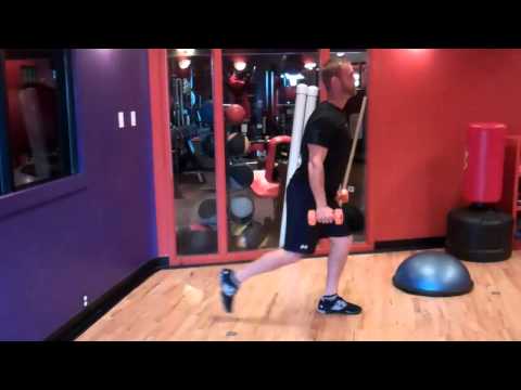 Reverse Lunge and Lateral Raise