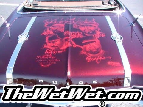 KANDY SLAB - http://thewetwet.net WET WET KANDY MURAL AIRBRUSHED AS A TRIBUTE OF SLAB CULTURE AND of SOUTHERN RAP LEGENDS , PIMP C , BUN B, DJ SCREW, SCARFACE http://allk...