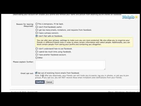 how to deactivate facebook yt