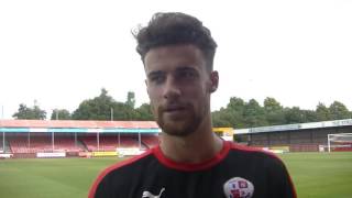 Alex Davey joins Crawley Town on loan